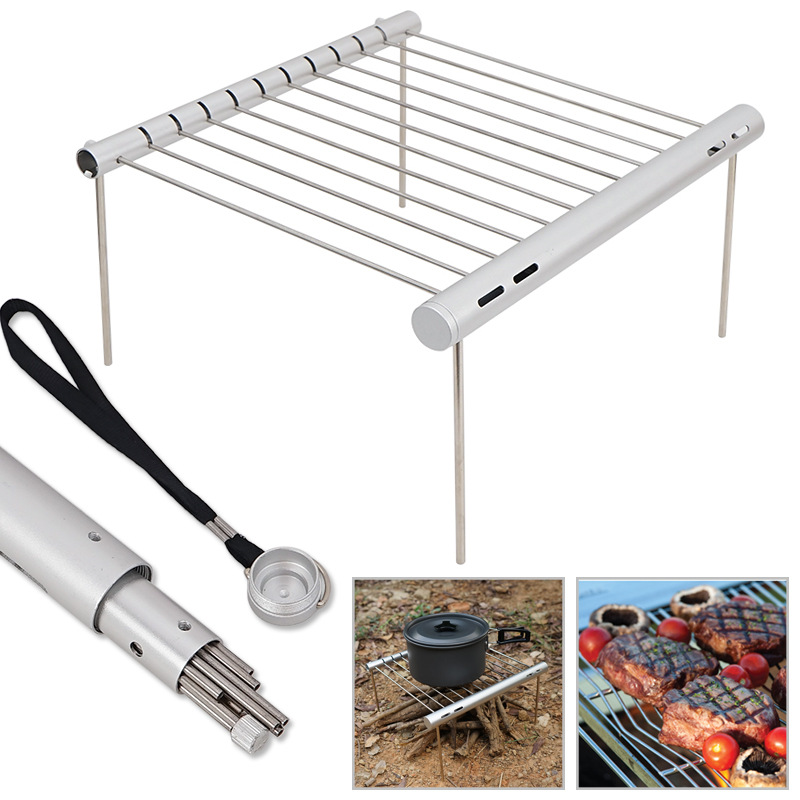 Camp Grill Portable Folding - D5 Mini Pocket BBQ Grill Portable