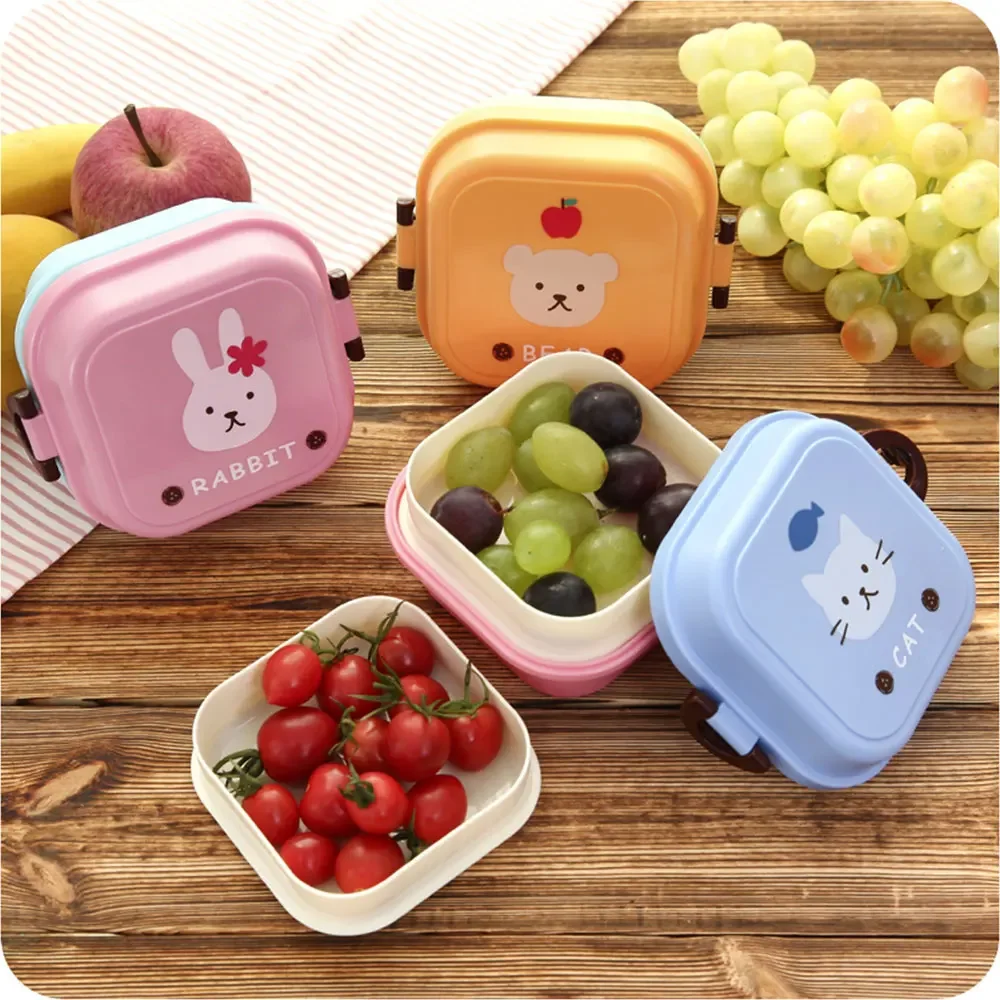 Camping Cooking Box - Children's Mini Cute Cartoon Food Storage