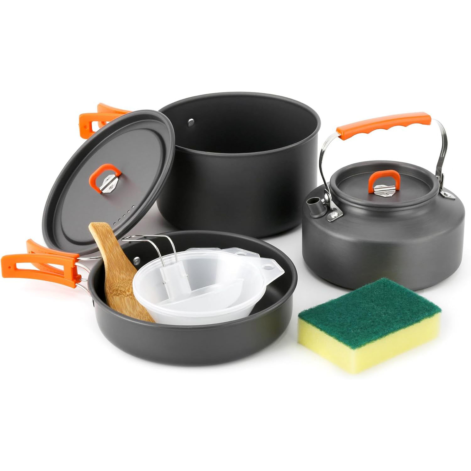 Camping Cooking Pots And Pans Set - Camping Cookware Camping Pot and Pan