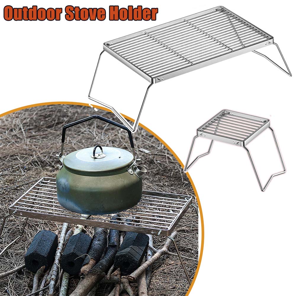 Camping Cooking Tripod - Outdoor Summer Lightweight Stainless Steel Outdoor