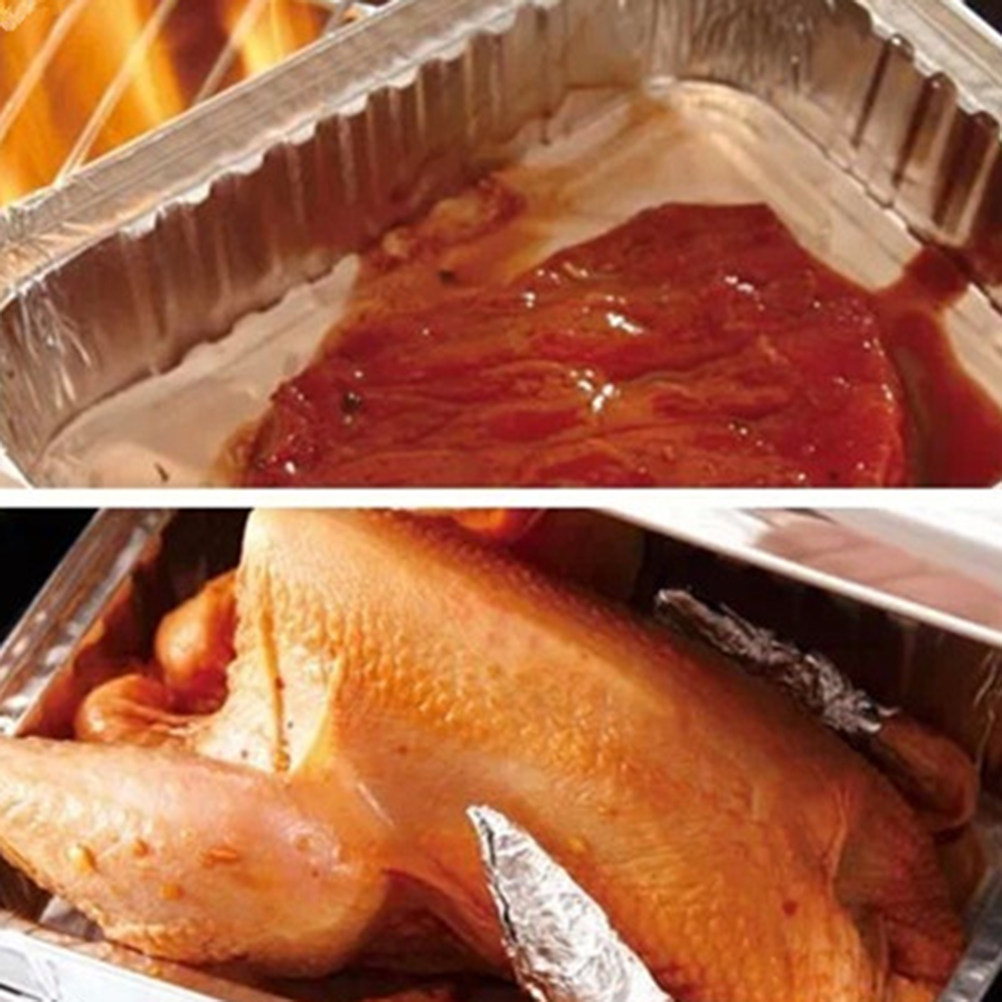 Aluminum Foil Heavy Duty - 10Pcs Disposable Aluminum Foil Bbq Drip