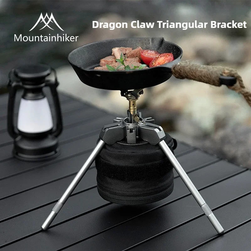 Camping Cooking Tripod - MOUNTAINHIKER Tripod Bracket Camping Multifunctional Stove