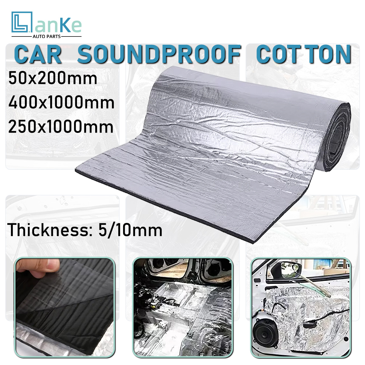 Aluminum Foil Heavy Duty - Lanke High Density Foam Soundproofing Pad