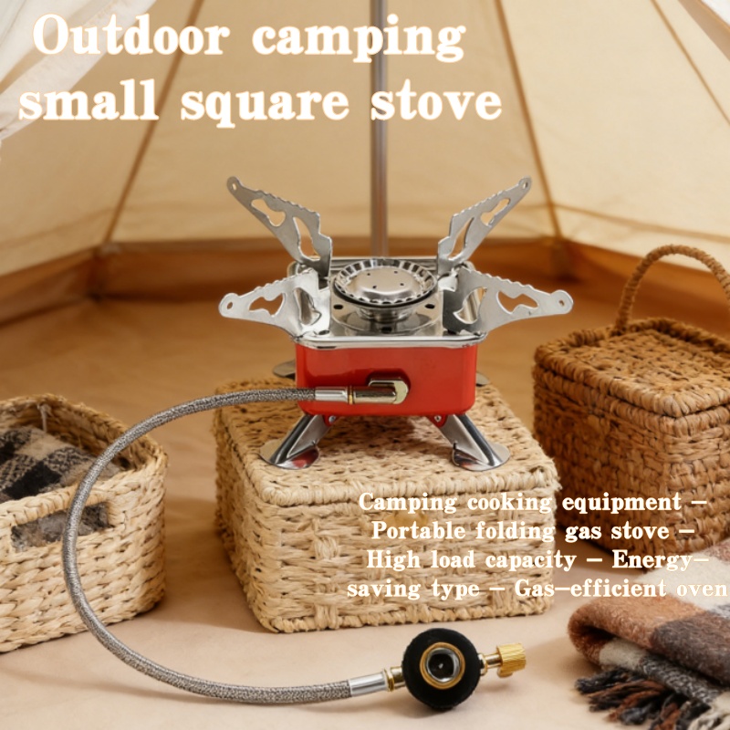 Outdoor Mini Square Stove Camp - Camping Cooking On Fire ulasan dan harga