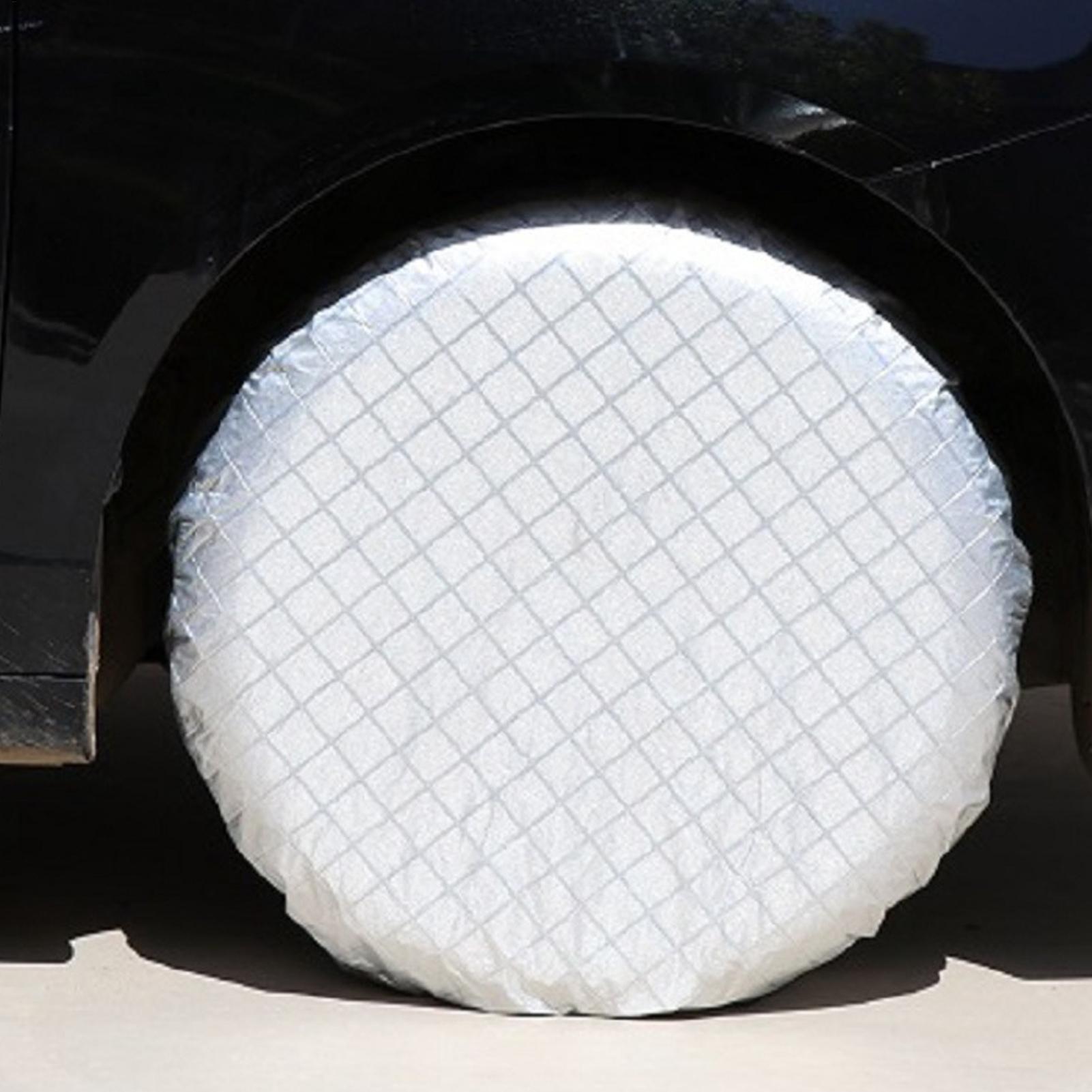 RV Tire Covers 4 Pieces Waterp - Aluminum Foil Heavy Duty ulasan dan harga