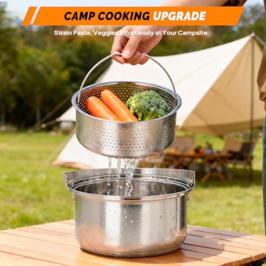 Camping Cookware Set, Lightwei - Camping Cooking Mess Kit ulasan dan harga
