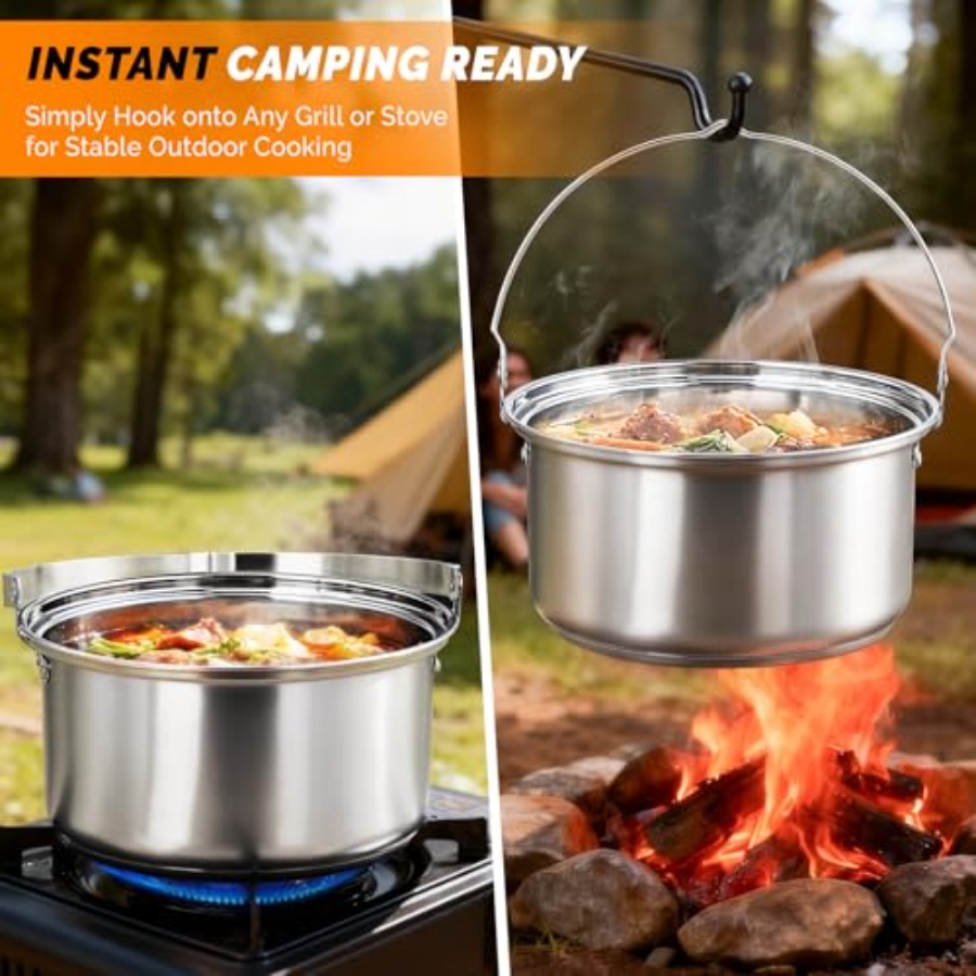Camping Cookware Set, Lightwei - Camping Cooking Mess Kit ulasan dan harga