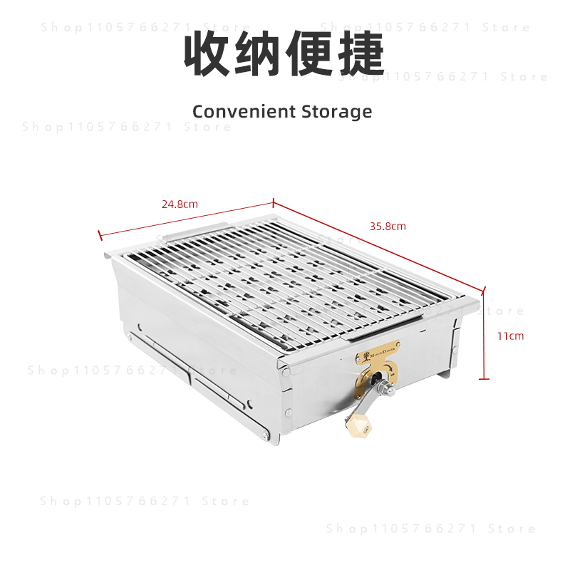 Portable Stainless Steel Foldi - Camp Grill Portable Folding ulasan dan harga