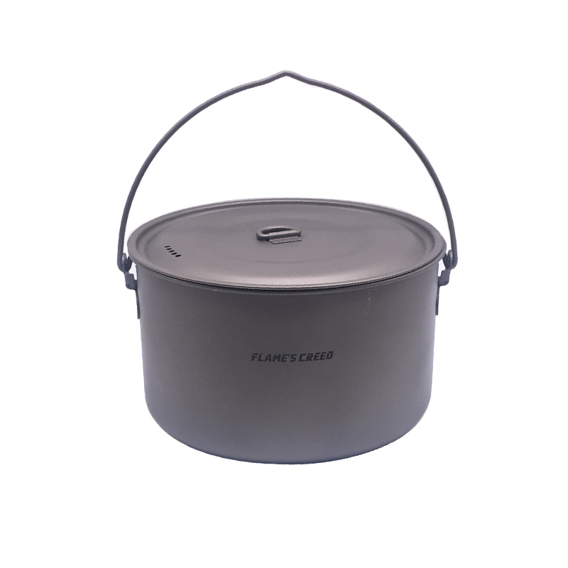 FLAME'S CREED 1100ml 1950ml Ul - Camping Cooking Pots And Pans Set ulasan dan harga