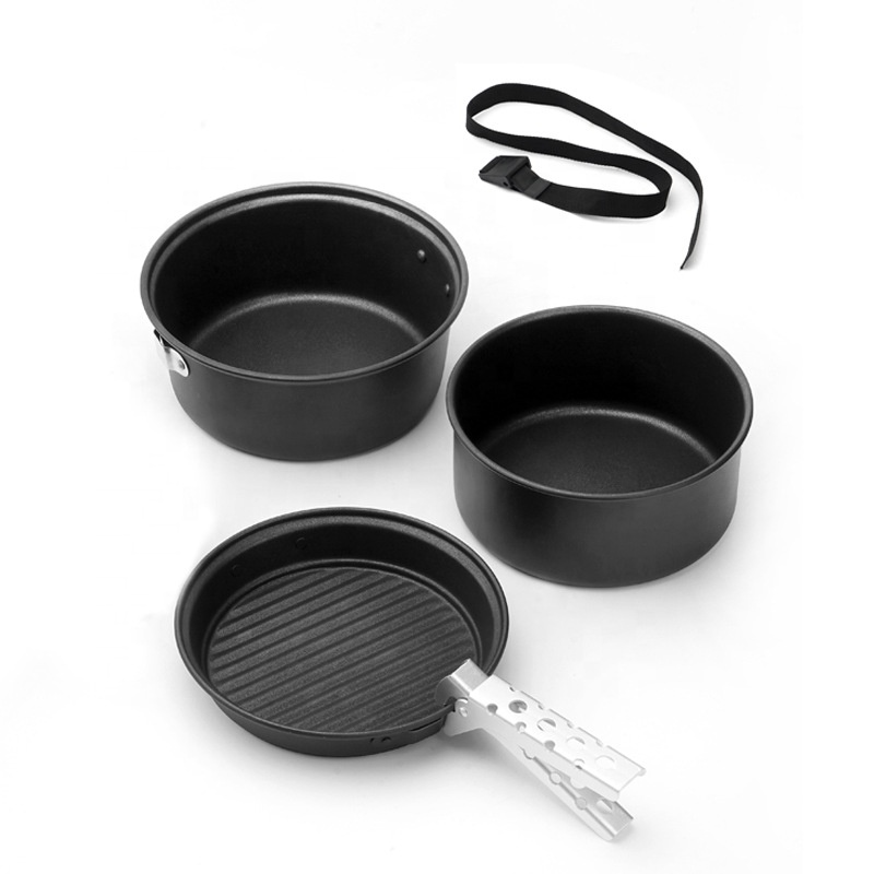 Outdoor Aluminum Camping Cookw - Camping Cooking Mess Kit ulasan dan harga