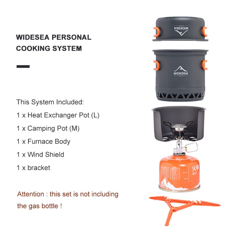 Widesea Portable Camping Stove - Camping Cooking All In One ulasan dan harga