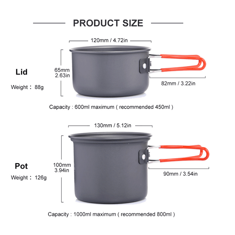 Widesea Camping Cooking Utensi - Camping Cooking Set Jetboil ulasan dan harga