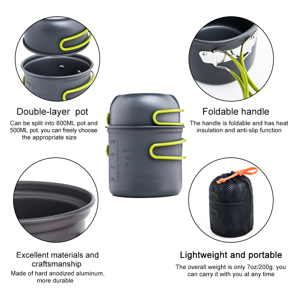 Widesea Camping Cooking Utensi - Camping Cooking Set Jetboil ulasan dan harga