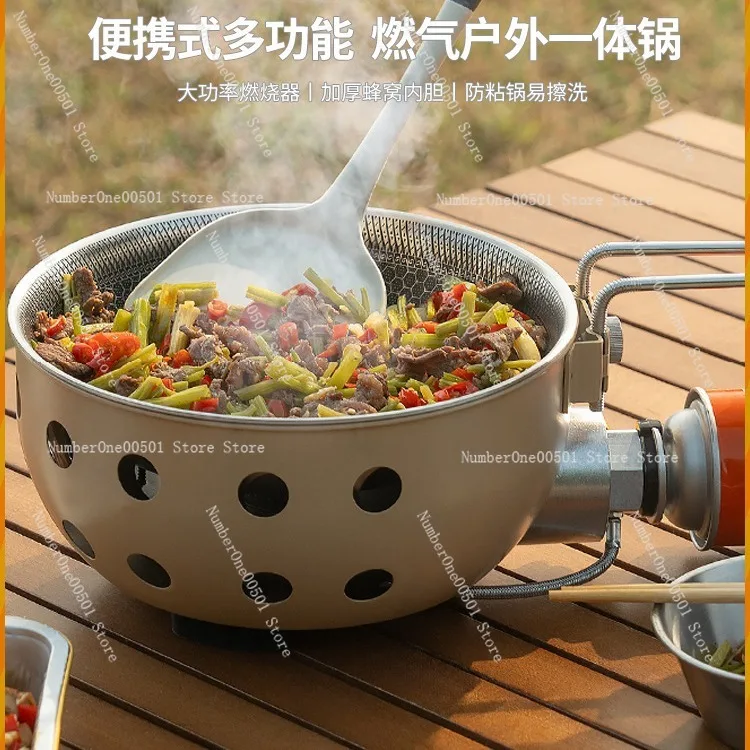 Portable Outdoor Cooking Pot A - Camping Cooking All In One ulasan dan harga