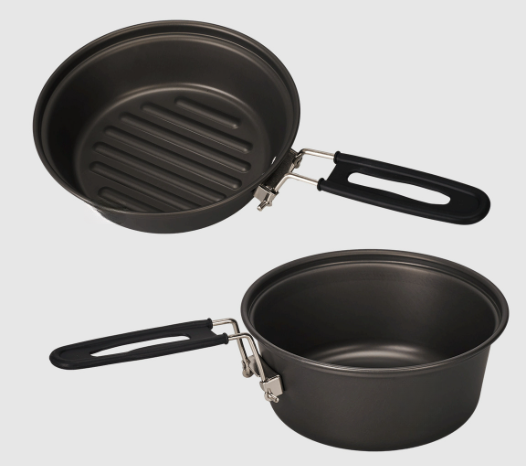 Lightweight Aluminum Alloy Cam - Camping Cooking Pots And Pans Set ulasan dan harga