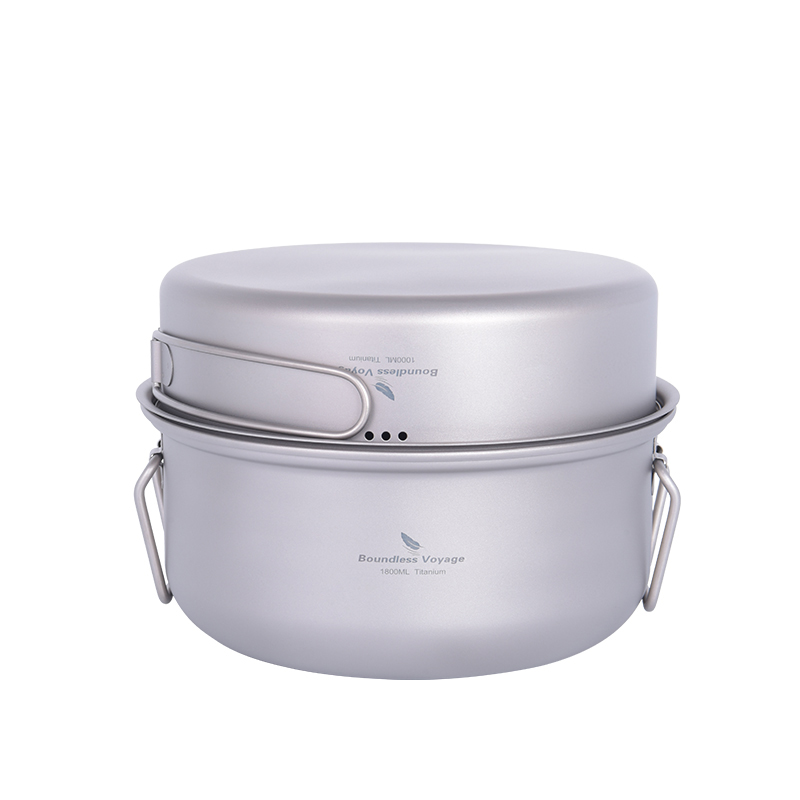 Boundless Voyage Titanium Stea - Camping Cooking Pots And Pans Set ulasan dan harga