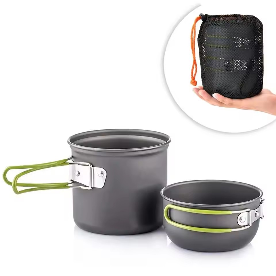 Ultralight Camping Cookware Me - Camping Cooking Mess Kit ulasan dan harga