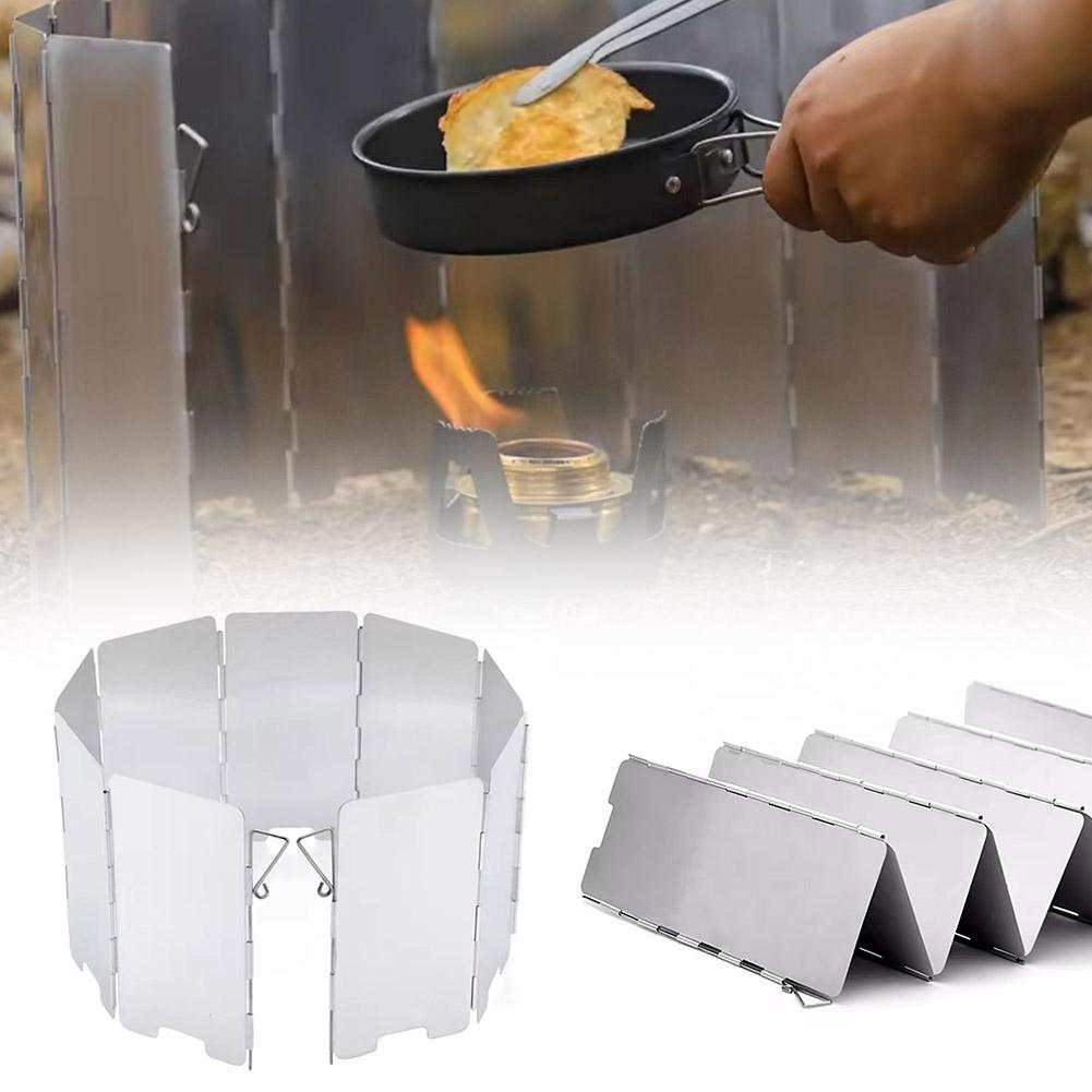 Outdoor Foldable Wind Shield C - Camping Cooking Tripod ulasan dan harga