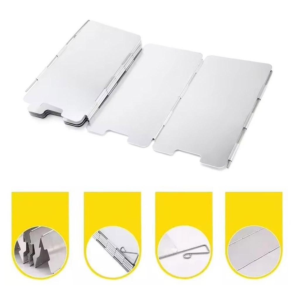 Outdoor Foldable Wind Shield C - Camping Cooking Tripod ulasan dan harga