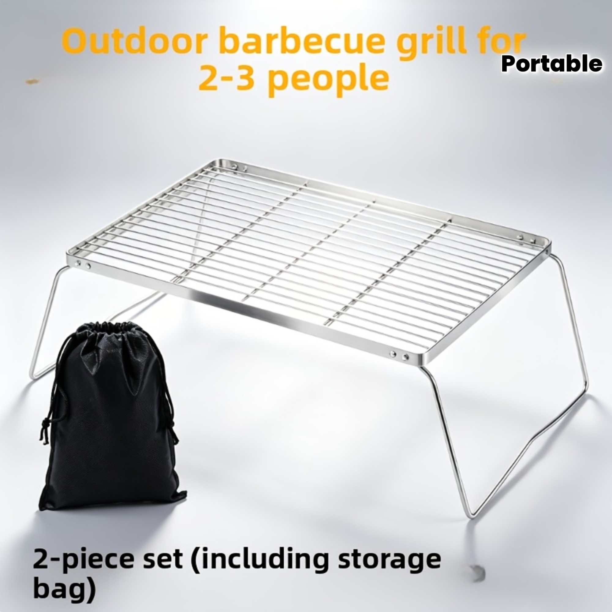 Portable Foldable Stainless Ca - Camping Cooking Lightweight ulasan dan harga