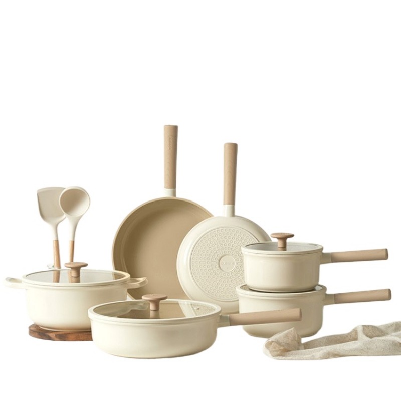 Geling Chinese Cheap White Tit - Camping Cooking Pots And Pans Set ulasan dan harga