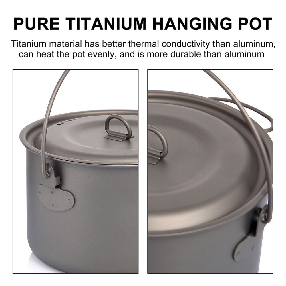 Widesea Camping Tableware Tita - Camping Cooking Pots And Pans Set ulasan dan harga