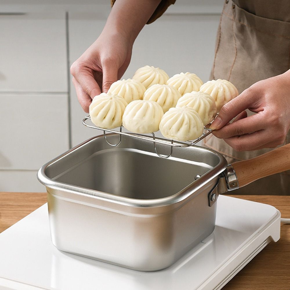 Portable Stainless Steel Fryin - Camping Cooking Pots And Pans Set ulasan dan harga