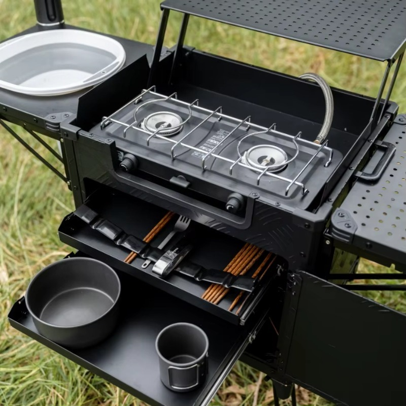 All-In-One Foldable Outdoor Ca - Camping Cooking All In One ulasan dan harga
