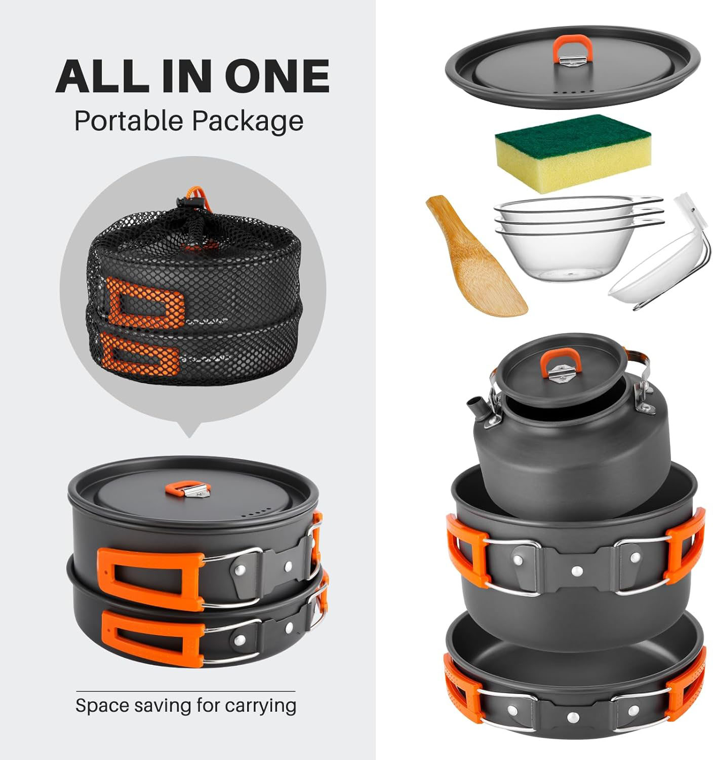 Camping Cookware Camping Pot a - Camping Cooking Pots And Pans Set ulasan dan harga