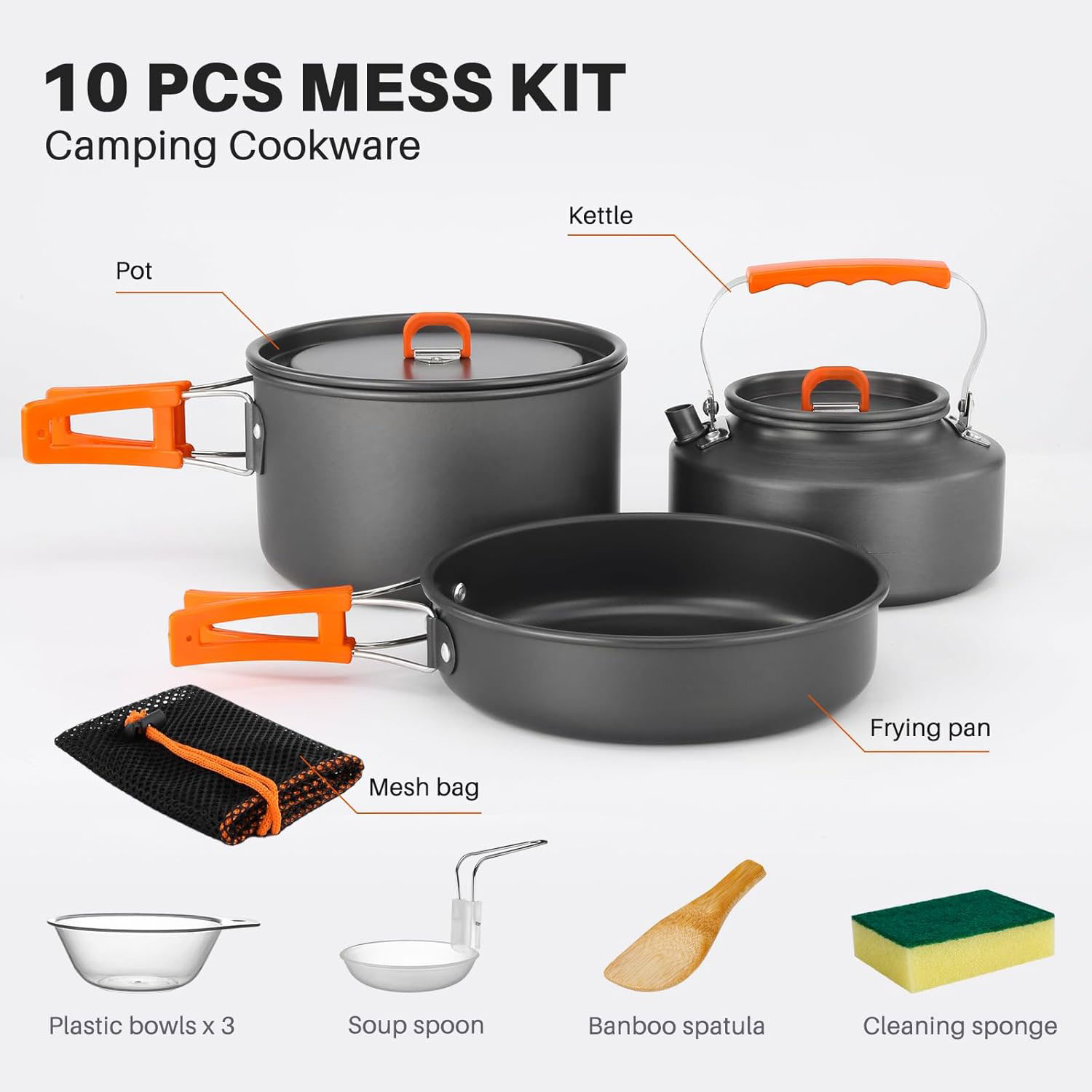 Camping Cookware Camping Pot a - Camping Cooking Pots And Pans Set ulasan dan harga