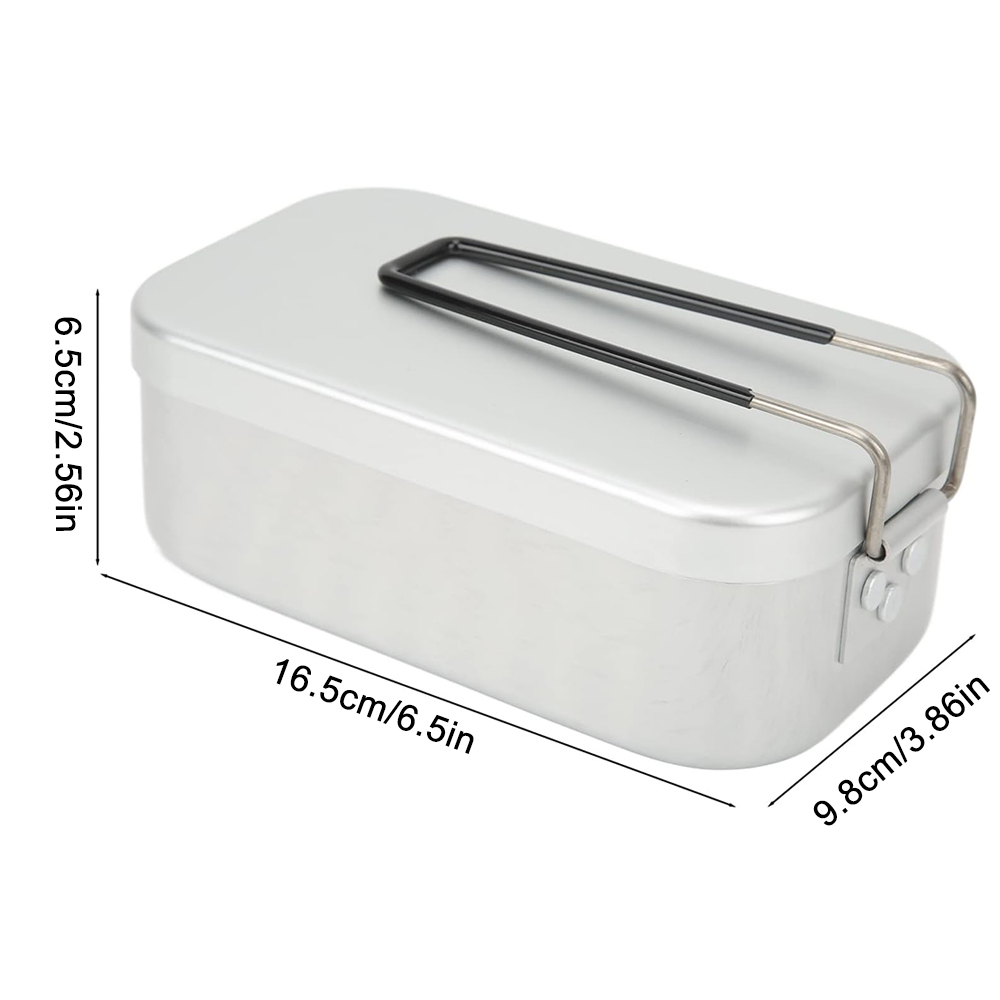 800ML Aluminum Lunch Boxes Out - Camping Cooking Box ulasan dan harga
