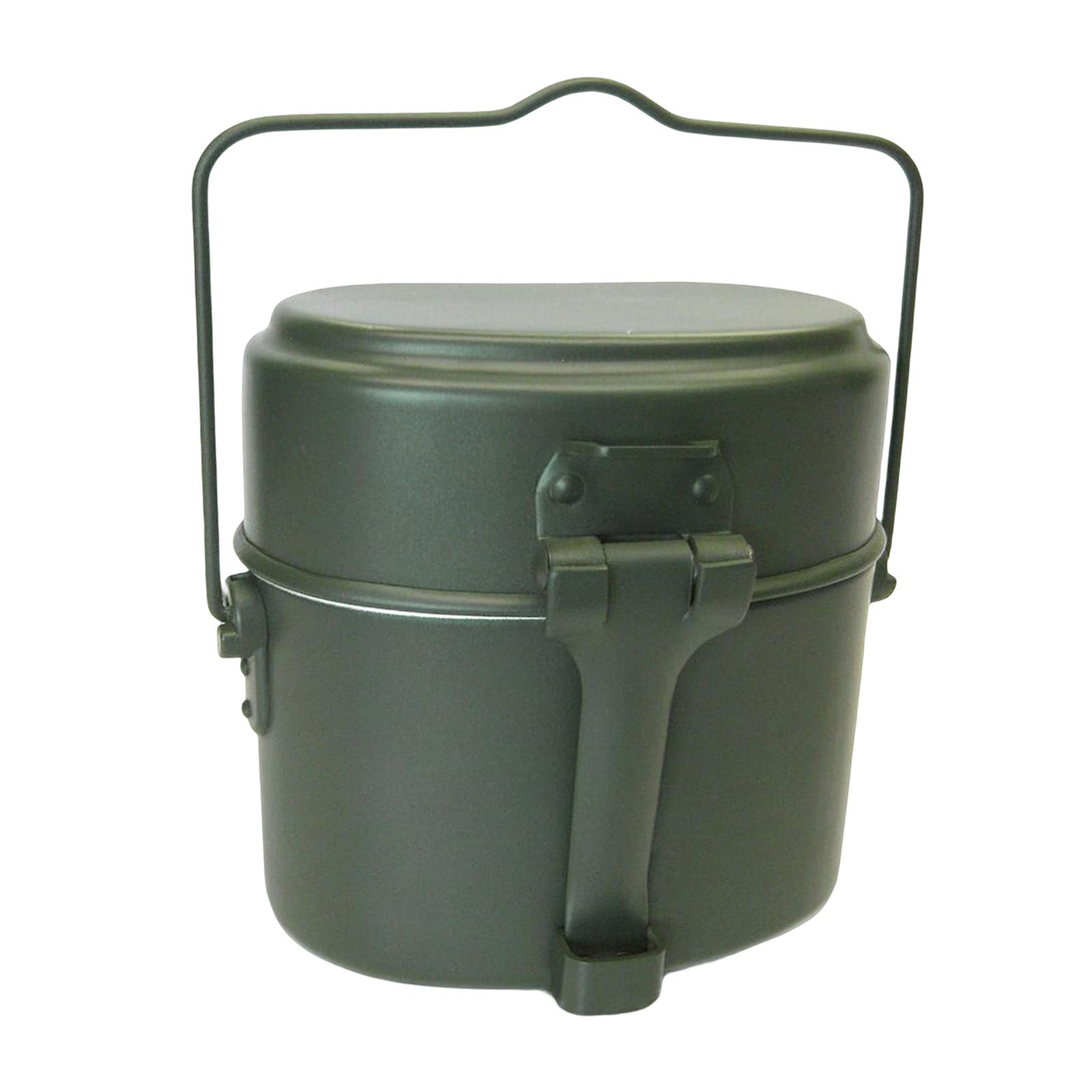 Outdoor Cooking Pot Set Alumin - Camping Cooking Mess Kit ulasan dan harga