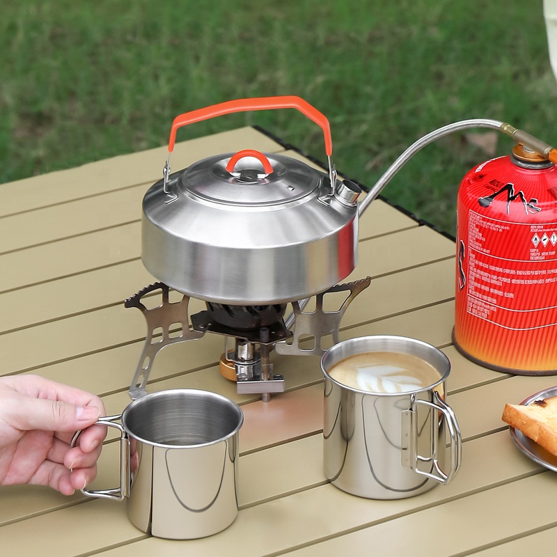 Hot Sale 304 Stainless Steel O - Camping Cooking Mess Kit ulasan dan harga