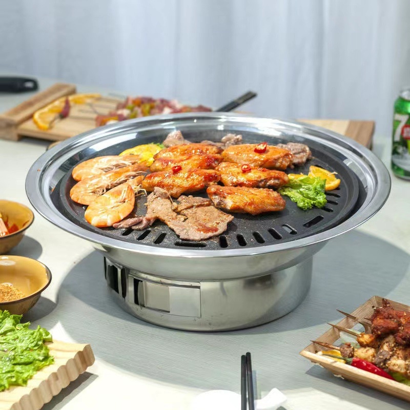 Stainless Steel Outdoor Barbec - Camping Cooking Tripod ulasan dan harga