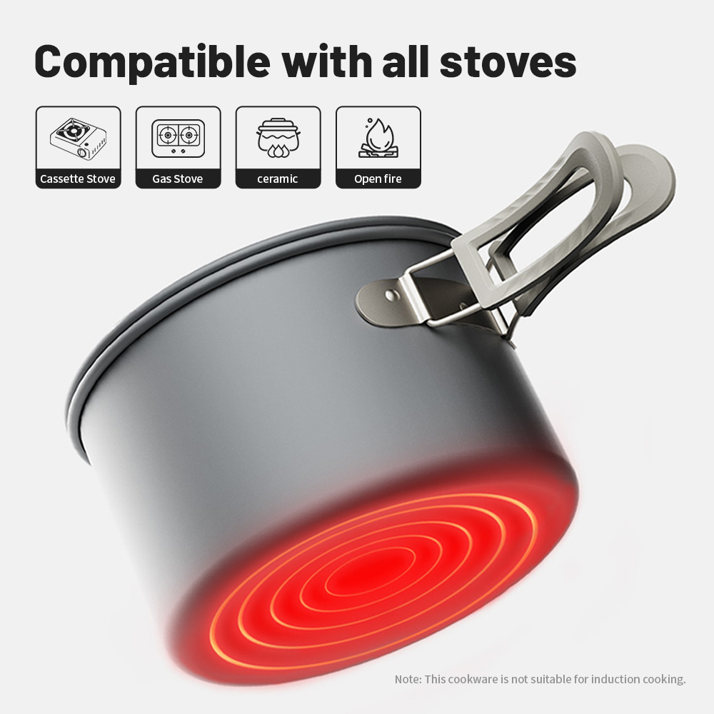 Naturehike Camping Cookware Ki - Camping Cooking Set Jetboil ulasan dan harga