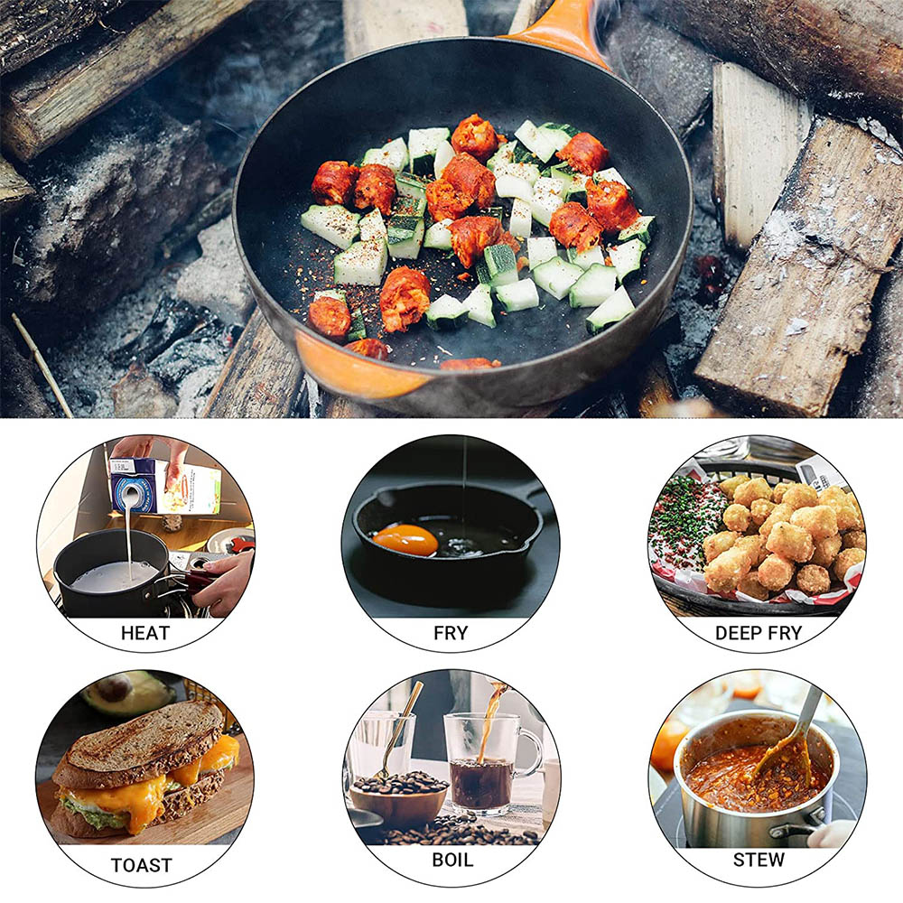 Outdoor cooking 3-4 person pic - Camping Cooking Pots And Pans Set ulasan dan harga