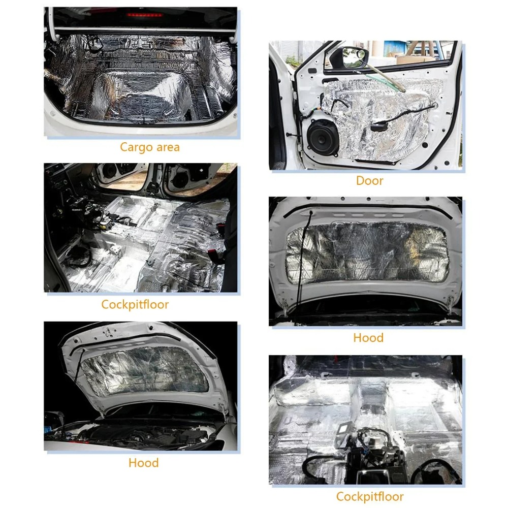 5/10MM Sound Deadener Heat Ins - Aluminum Foil Heavy Duty ulasan dan harga