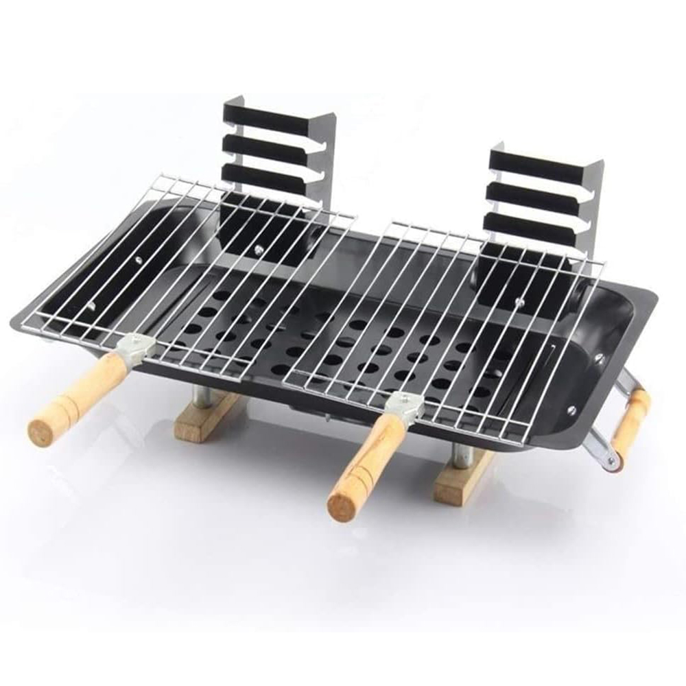 Portable Modern Iron Kebab Gri - Camp Grill Portable Folding ulasan dan harga