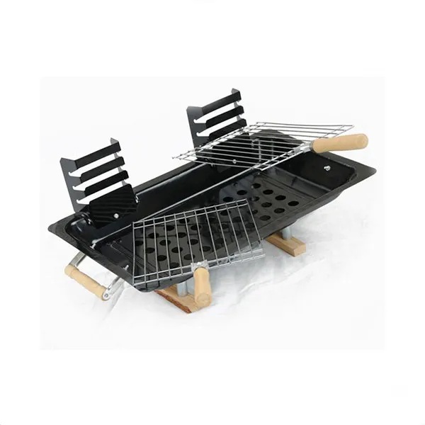 Portable Modern Iron Kebab Gri - Camp Grill Portable Folding ulasan dan harga