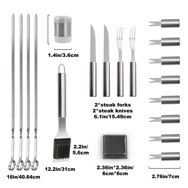 BBQ Tools Set Barbecue Grillin - Camping Cooking Set Jetboil ulasan dan harga