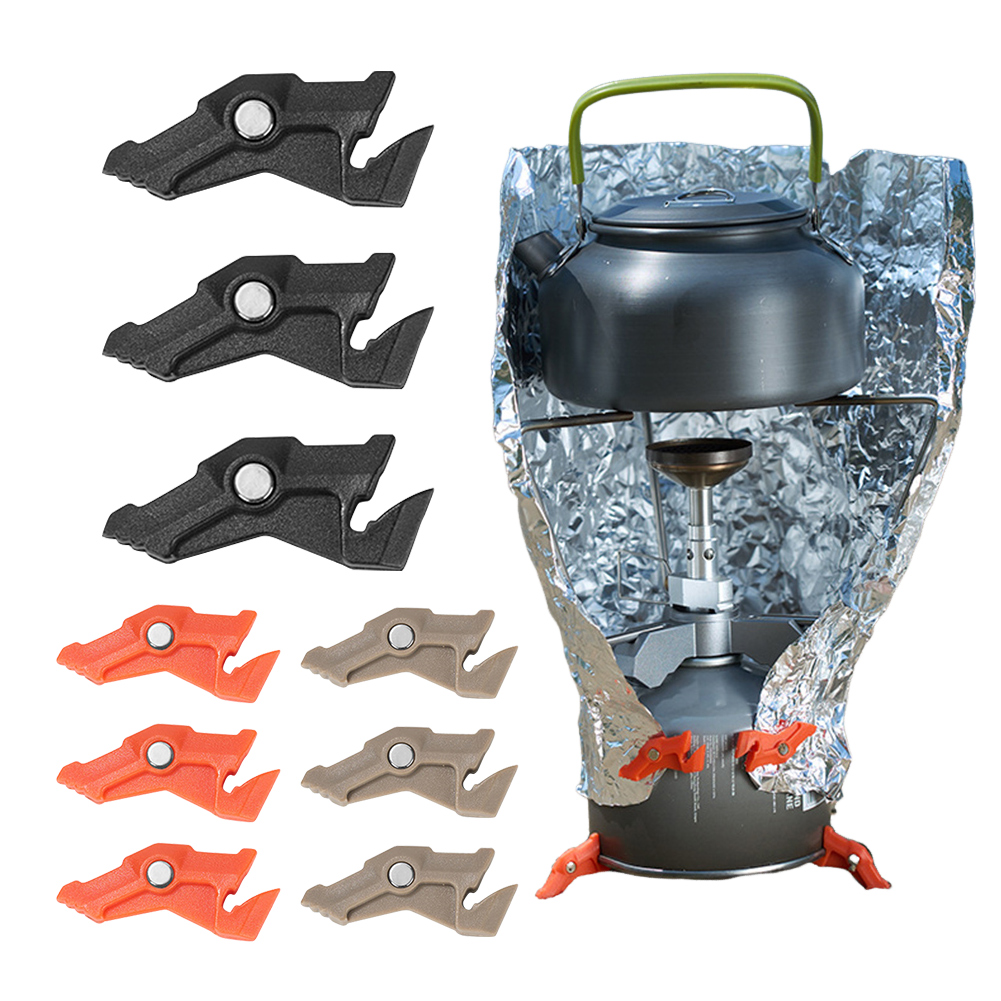 Magnetic Tripod Gas Tank Brack - Camping Cooking Tripod ulasan dan harga