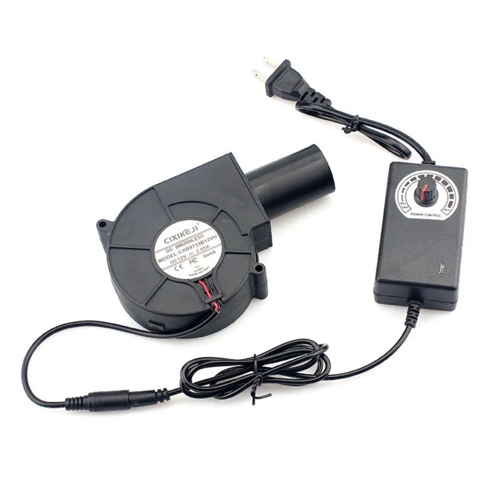 BBQ Blower 220V with Air Colle - Charcoal Chimney Starter ulasan dan harga