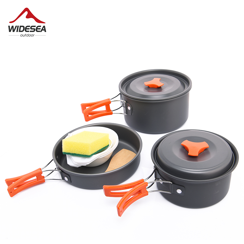 Widesea Camping Outdoor Cookwa - Camping Cooking Set Jetboil ulasan dan harga