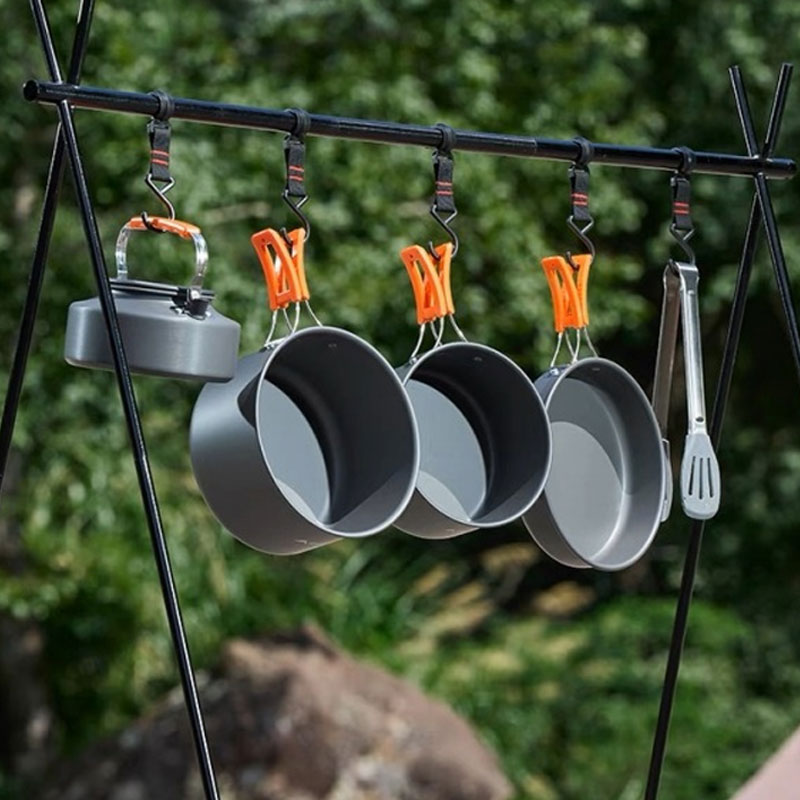 Camping Cooking Non-Stick Ligh - Camping Cooking Mess Kit ulasan dan harga