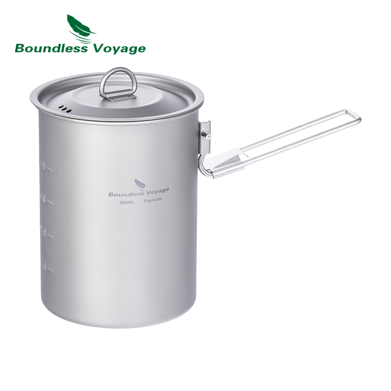 Boundless Voyage 900ml Titaniu - Camping Cooking Lightweight ulasan dan harga