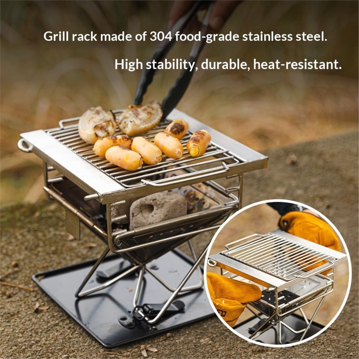 M10K Outdoor Camping Folding G - Camp Grill Portable Folding ulasan dan harga