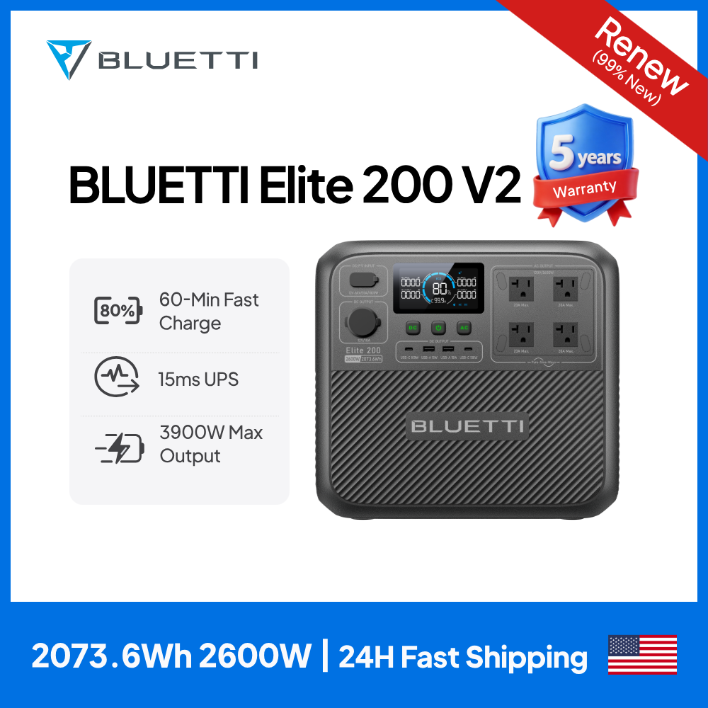 【Renew】BLUETTI Elite 200 V2 Po - Camping Cooking Box ulasan dan harga