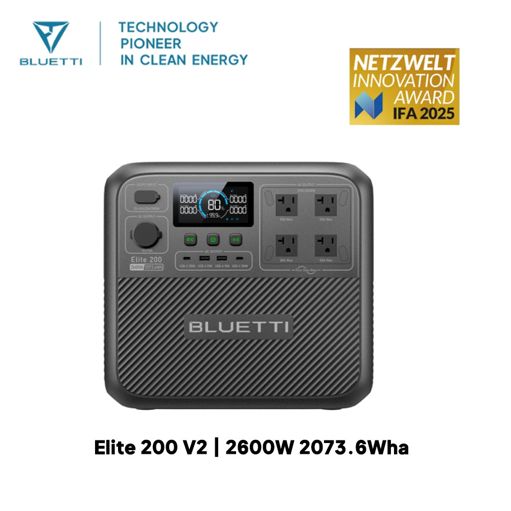 【Renew】BLUETTI Elite 200 V2 Po - Camping Cooking Box ulasan dan harga