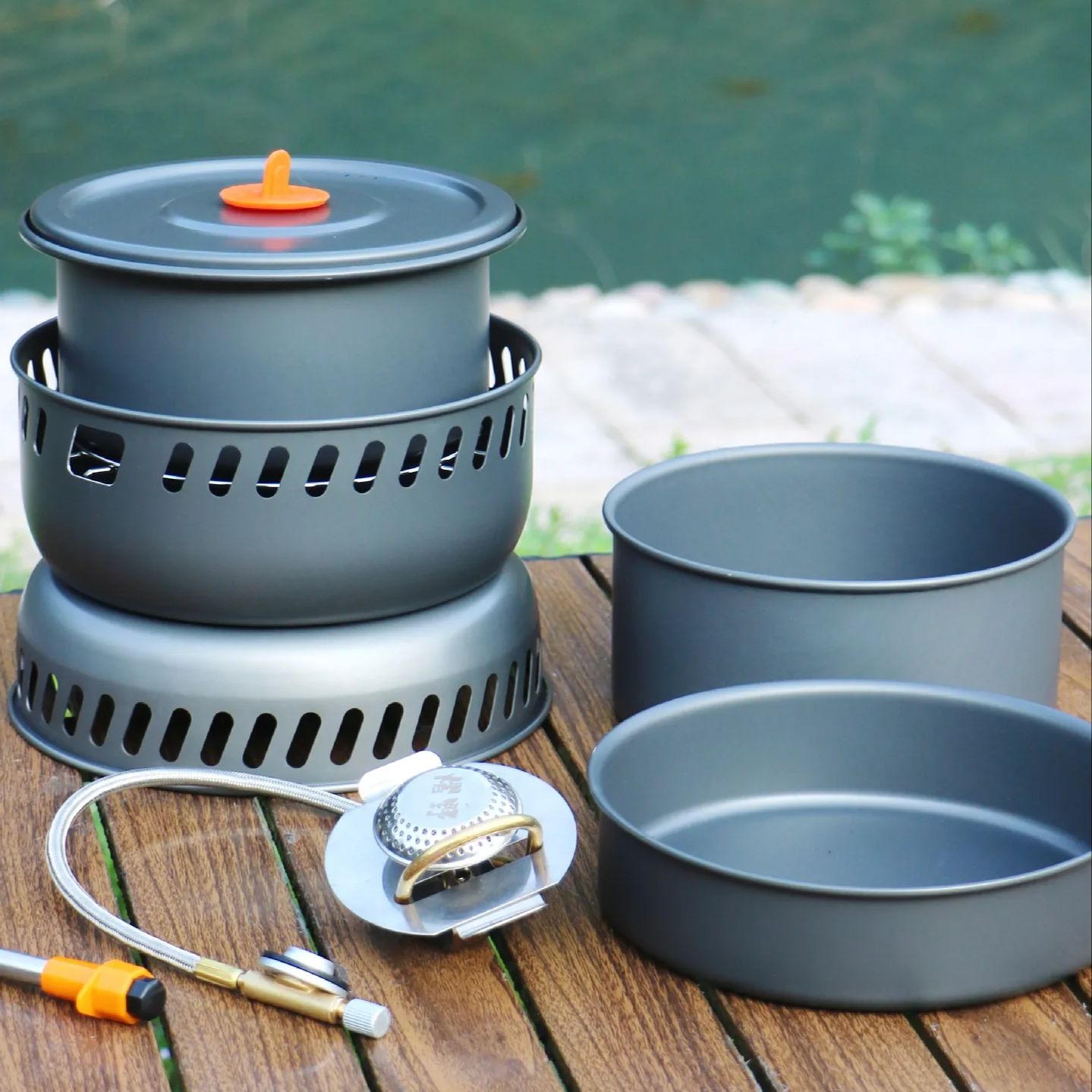 Camping Alloy Cooking Pot Fry  - Camping Cooking Pots And Pans Set ulasan dan harga