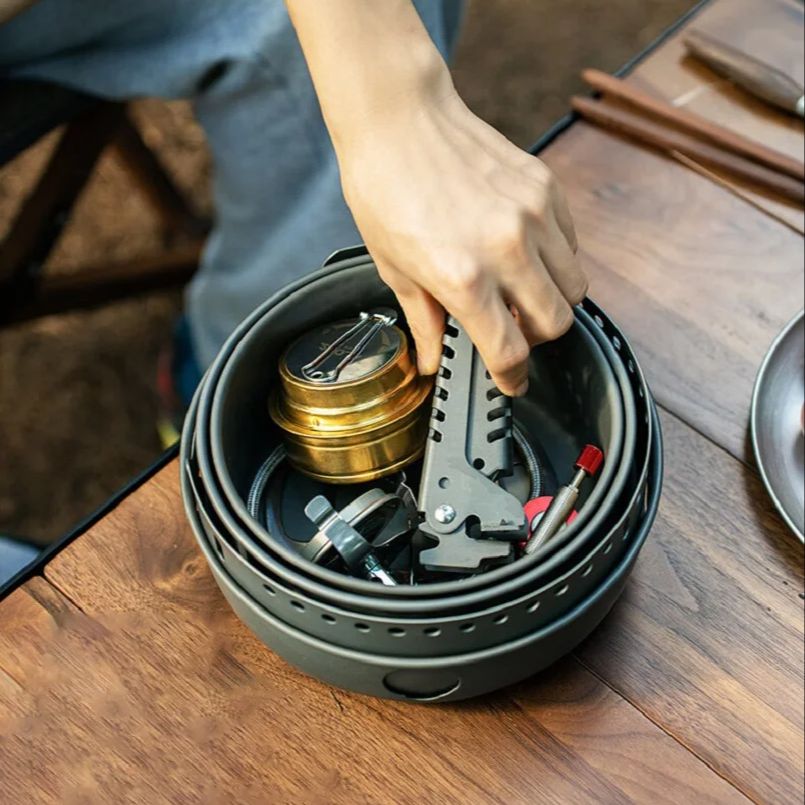 Camping Alloy Cooking Pot Fry  - Camping Cooking Pots And Pans Set ulasan dan harga